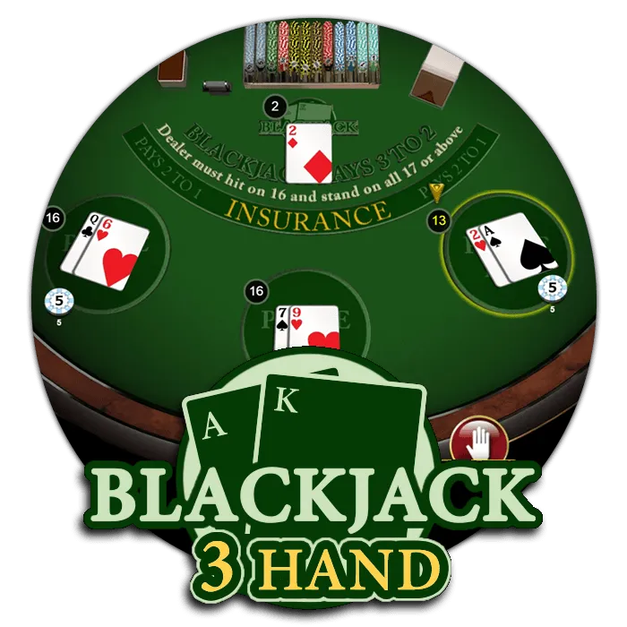 Blackjack 3 Hand - LUCKYGAMING138